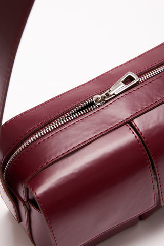 Çift Kapaklı Omuz Çantası | Soren - Bordo