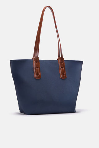 Büyük Boy Tote Çanta | Avina Large - Lacivert
