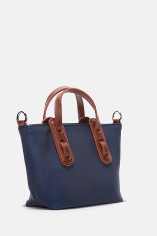 Mini Tote Çanta | Avina Micro - Lacivert