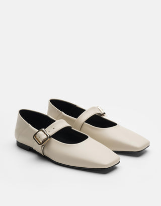 Yumuşak Deri Kadın Babet | Lita - Taş - Jorbinol