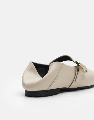 Yumuşak Deri Kadın Babet | Lita - Taş - Jorbinol