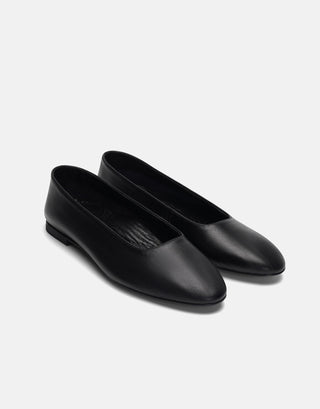 Deri Klasik Kadın Babet | Masha - Siyah - Jorbinol