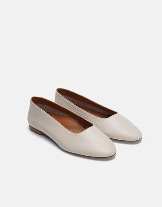 Deri Klasik Kadın Babet | Masha - Taş - Jorbinol