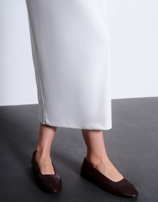 Deri Klasik Kadın Babet | Masha - Bordo - Jorbinol