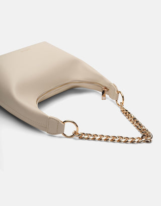 Oval Formlu Zincirli Çanta | Meti - Taş - Jorbinol