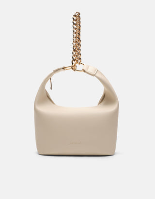 Oval Formlu Zincirli Çanta | Meti - Taş - Jorbinol