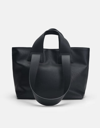 Yumuşak Derili Büyük Tote Çanta | Merila - Siyah - Jorbinol