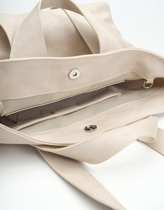 Yumuşak Derili Büyük Tote Çanta | Merila - Taş - Jorbinol