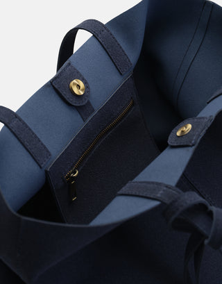 Pratik Büyük Tote Çanta | Kiva – Lacivert - Jorbinol