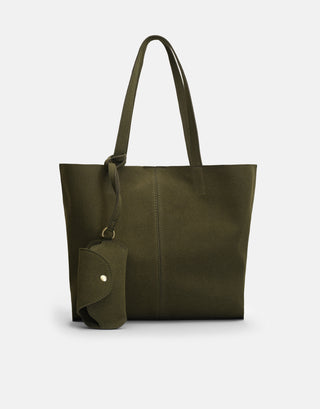 Pratik Büyük Tote Çanta | Kiva – Haki - Jorbinol
