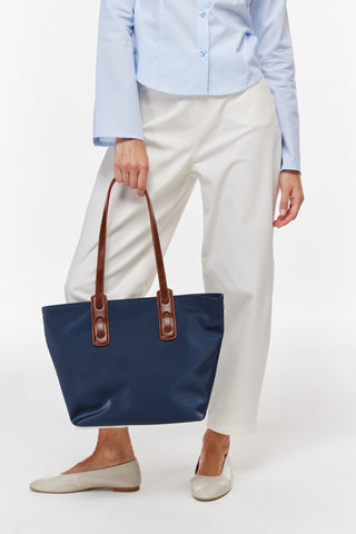 Büyük Boy Tote Çanta | Avina Large - Lacivert