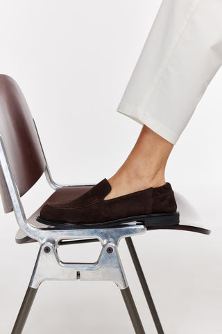 Büzgülü Gerçek Deri Loafer | Como - Kahverengi