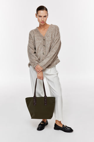 Büyük Boy Tote Çanta | Avina Large - Yeşil