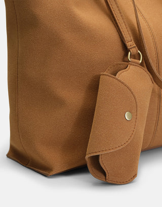 Pratik Büyük Tote Çanta | Kiva – Camel - Jorbinol