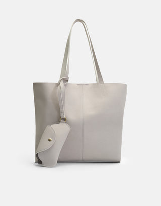 Pratik Büyük Tote Çanta | Kiva – Gri - Jorbinol