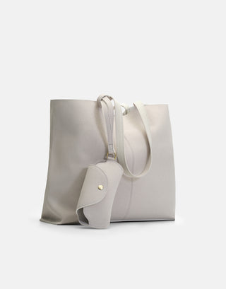 Pratik Büyük Tote Çanta | Kiva – Gri - Jorbinol