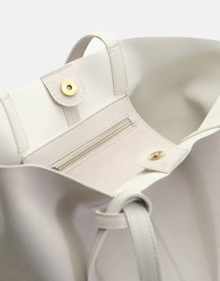 Pratik Büyük Tote Çanta | Kiva – Gri - Jorbinol