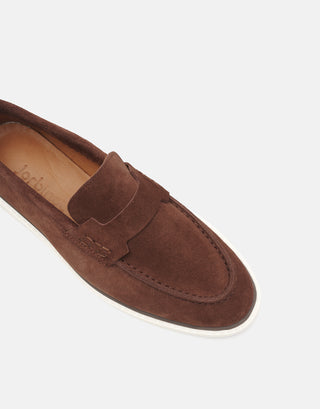 Gerçek Deri Loafer | Moka - Kahverengi - Jorbinol