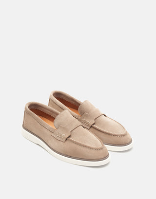 Gerçek Deri Loafer | Moka - Vizon - Jorbinol