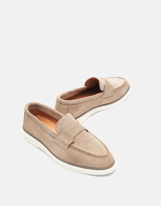 Gerçek Deri Loafer | Moka - Vizon - Jorbinol