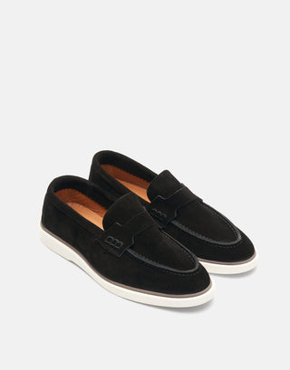 Gerçek Deri Loafer | Moka - Siyah - Jorbinol