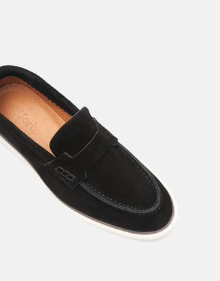 Gerçek Deri Loafer | Moka - Siyah - Jorbinol