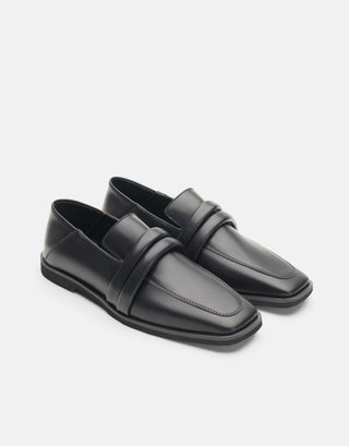 Çift Kemerli Yumuşak Kadın Babet | Guni - Siyah - Jorbinol