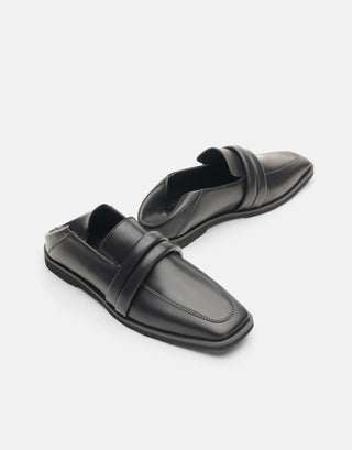 Çift Kemerli Yumuşak Kadın Babet | Guni - Siyah - Jorbinol