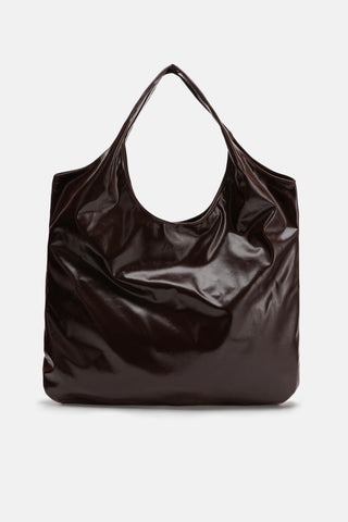 Suni Deri Büyük Çanta | Kahverengi - Jorbinol