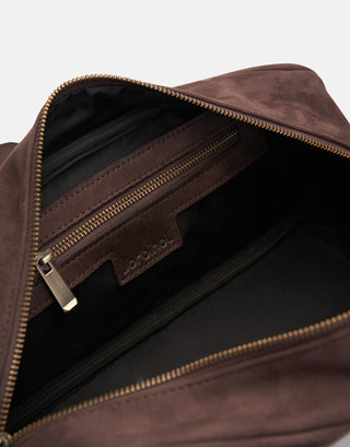 Kapaklı Süet Çanta | Rule - Kahverengi - Jorbinol