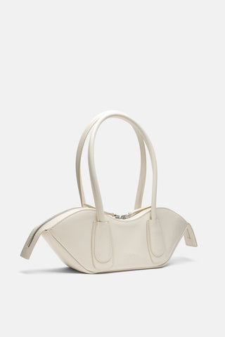 Asimetrik Tasarım Çanta | Clab - Bej - Jorbinol