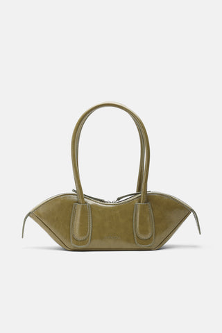 Asimetrik Tasarım Çanta | Clab - Yeşil - Jorbinol