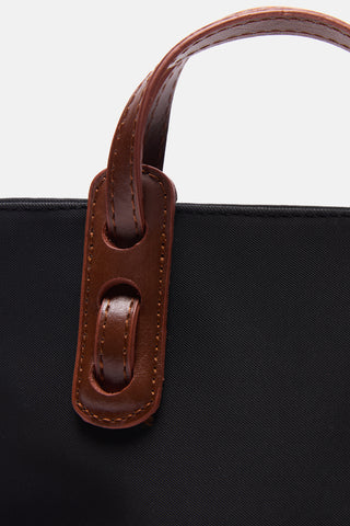 Mini Tote Çanta | Avina Micro - Siyah