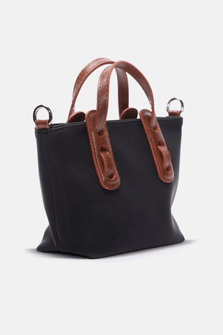 Mini Tote Çanta | Avina Micro - Siyah