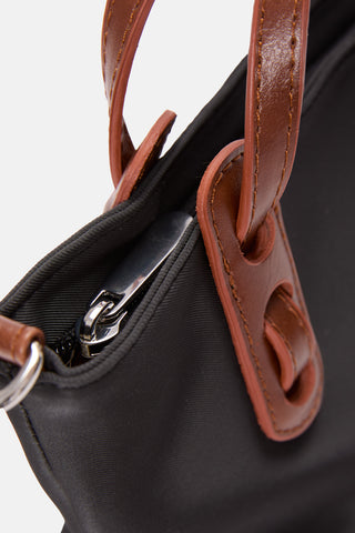 Mini Tote Çanta | Avina Micro - Siyah