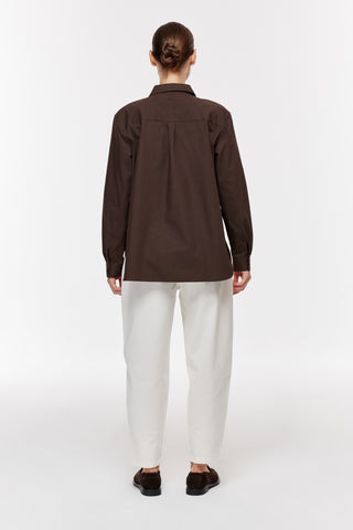 Basic Gömlek - Kahverengi