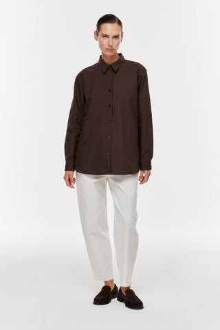 Basic Gömlek - Kahverengi