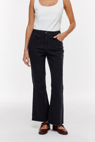 Likralı Flare Pantolon