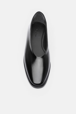 Yuvarlak Burunlu Kadın Babet Ayakkabı | Maris - Siyah