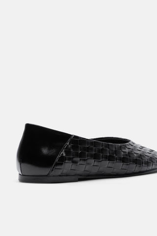 Örgü Desenli Kadın Babet | Guja - Siyah