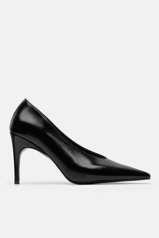 Sivri Burun İnce Topuklu Kadın Ayakkabı | Ankai - Siyah