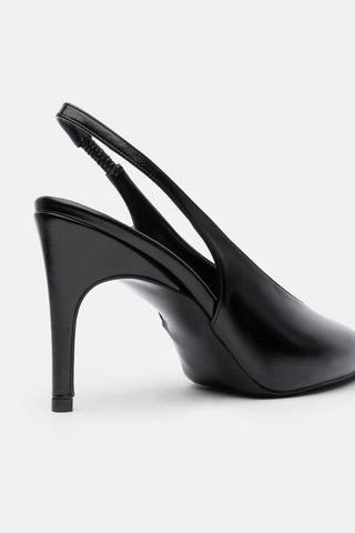 Sivri Burun İnce Topuklu Kadın Ayakkabı | Nasila - Siyah