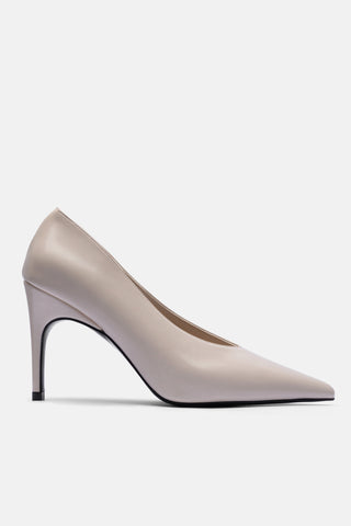 Sivri Burun İnce Topuklu Kadın Ayakkabı | Ankai - Bej