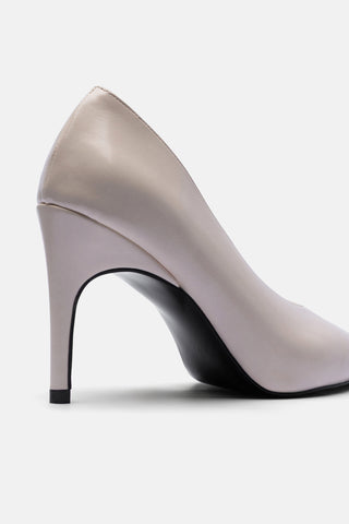 Sivri Burun İnce Topuklu Kadın Ayakkabı | Ankai - Bej