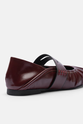 Büzgülü Kadın Babet | Elenor - Bordo