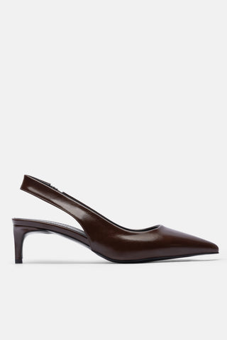 Klasik İnce Topuklu Kadın Ayakkabı | Rival - Kahverengi