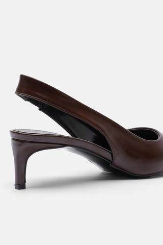 Klasik İnce Topuklu Kadın Ayakkabı | Rival - Kahverengi