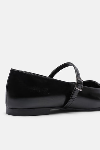 Minimal Mary Jane Kadın Babet | Andy - Siyah