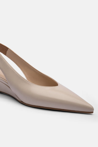 Slingback Topuklu Kadın Ayakkabı | Vela - Bej