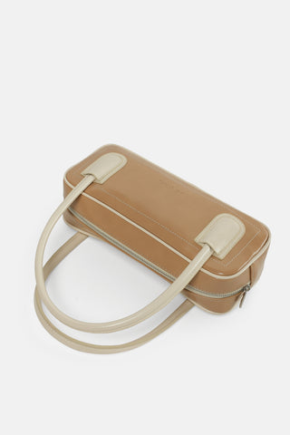 Minimal Baget Çanta | Retro - Camel